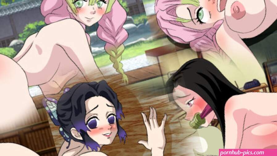 Mitsuri Nezuko and shinobu love sex in different positions Kimetsu no yaiba compilation