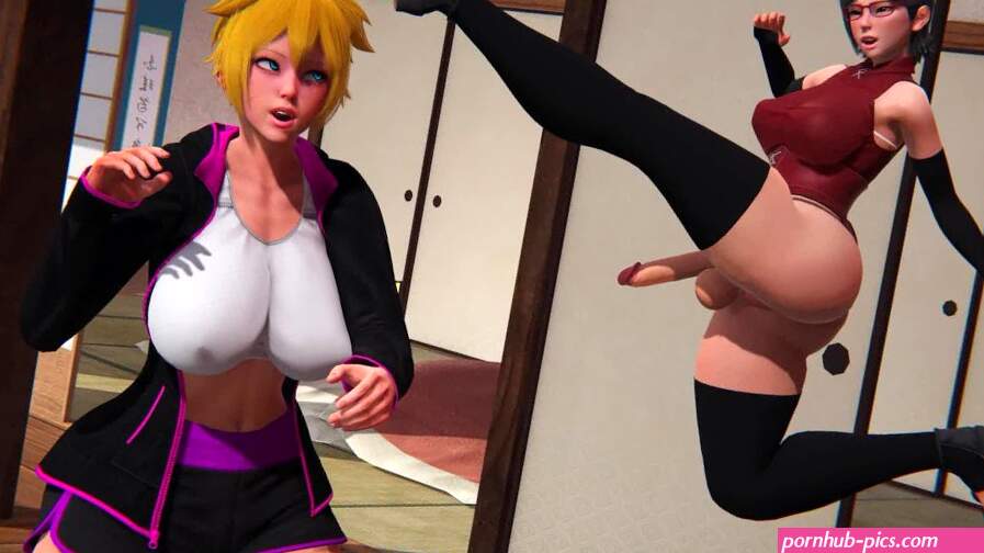 Futanari Sarada Fuck Boruko