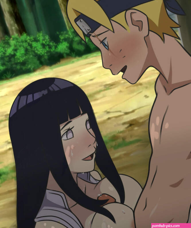 anotheru hyuuga hinata uzumaki boruto boruto: naruto next generations naruto naruto series absurdres highres 1boy 1girl black hair blonde hair blue eyes blush bob cut breasts breasts out cheating relationship clothed female