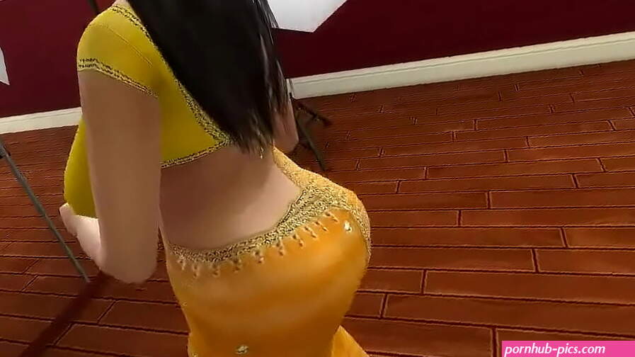 Desi Saree busty big ass aunty seducing you with a sexy dance