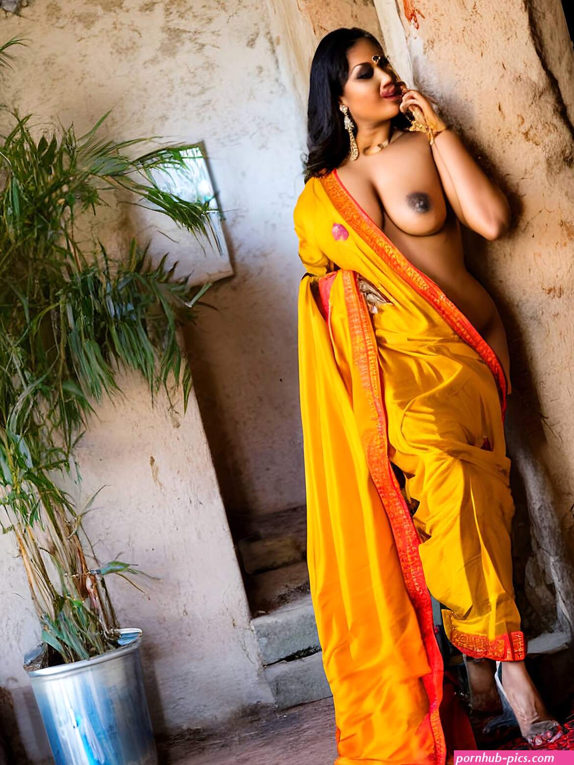 Porn image of sari anal big tits nude big ass lipstick after sex hair created by AI