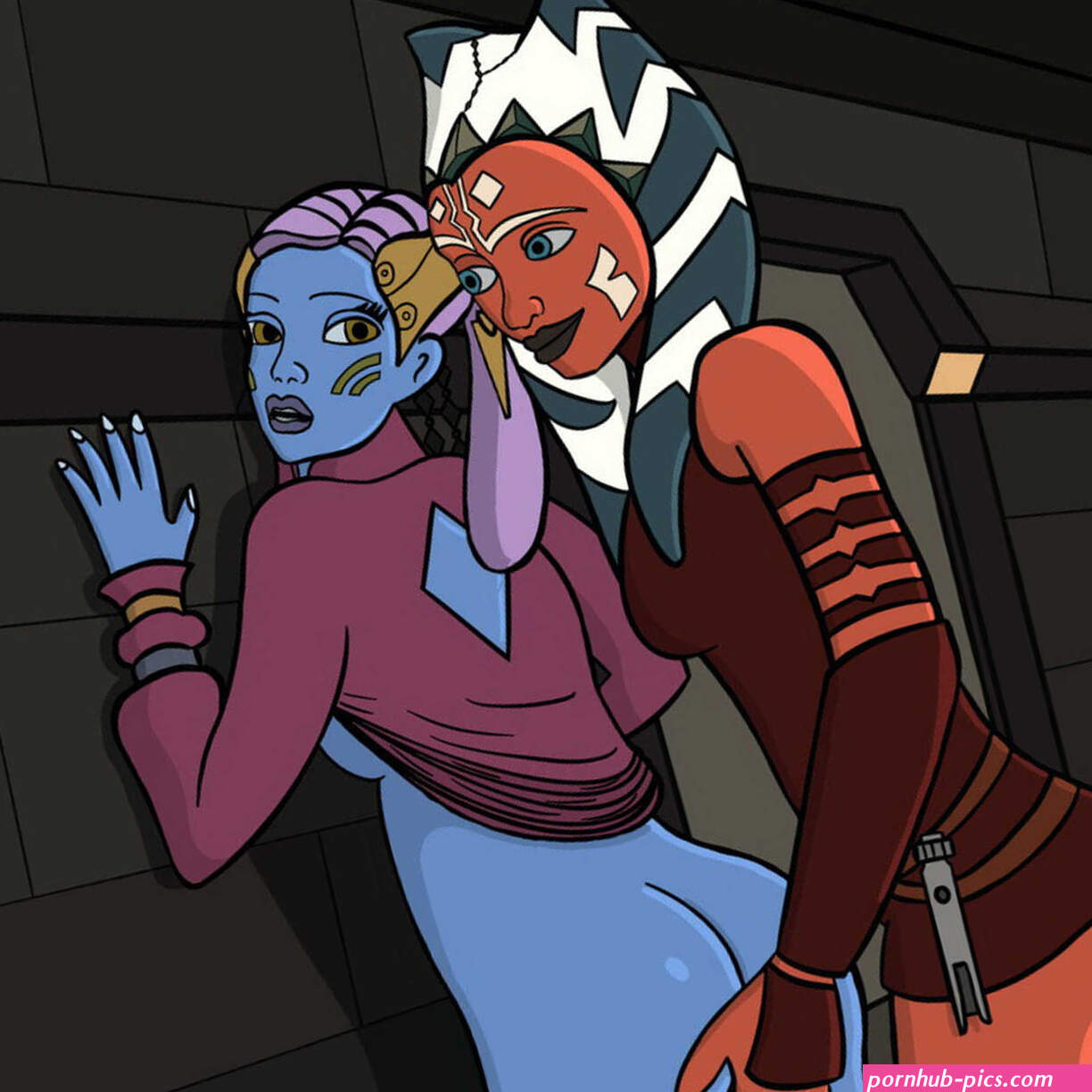 Riyo Chuchi and Ahsoka Tano Female Only Fingering Alien Yuri Your Cartoon Porn