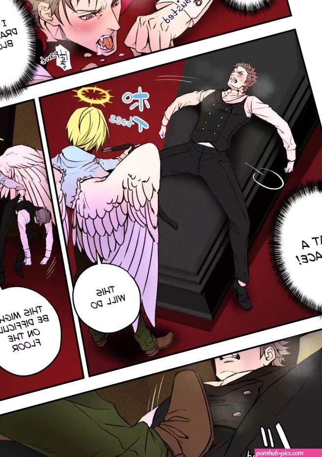 Yaoi hentai comics Angel Vampire Page 3