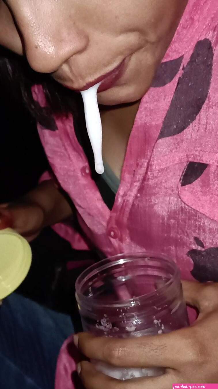 Indian girl huge spit bomb