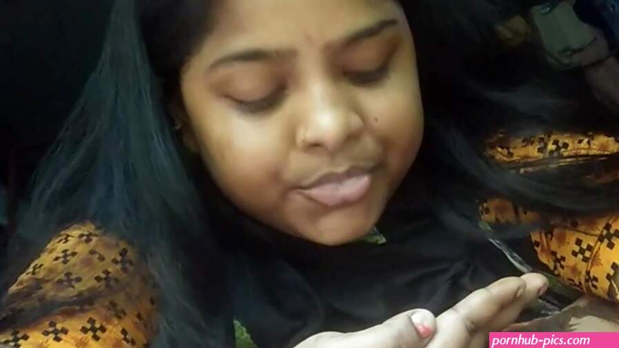 Indian girl spitting for you