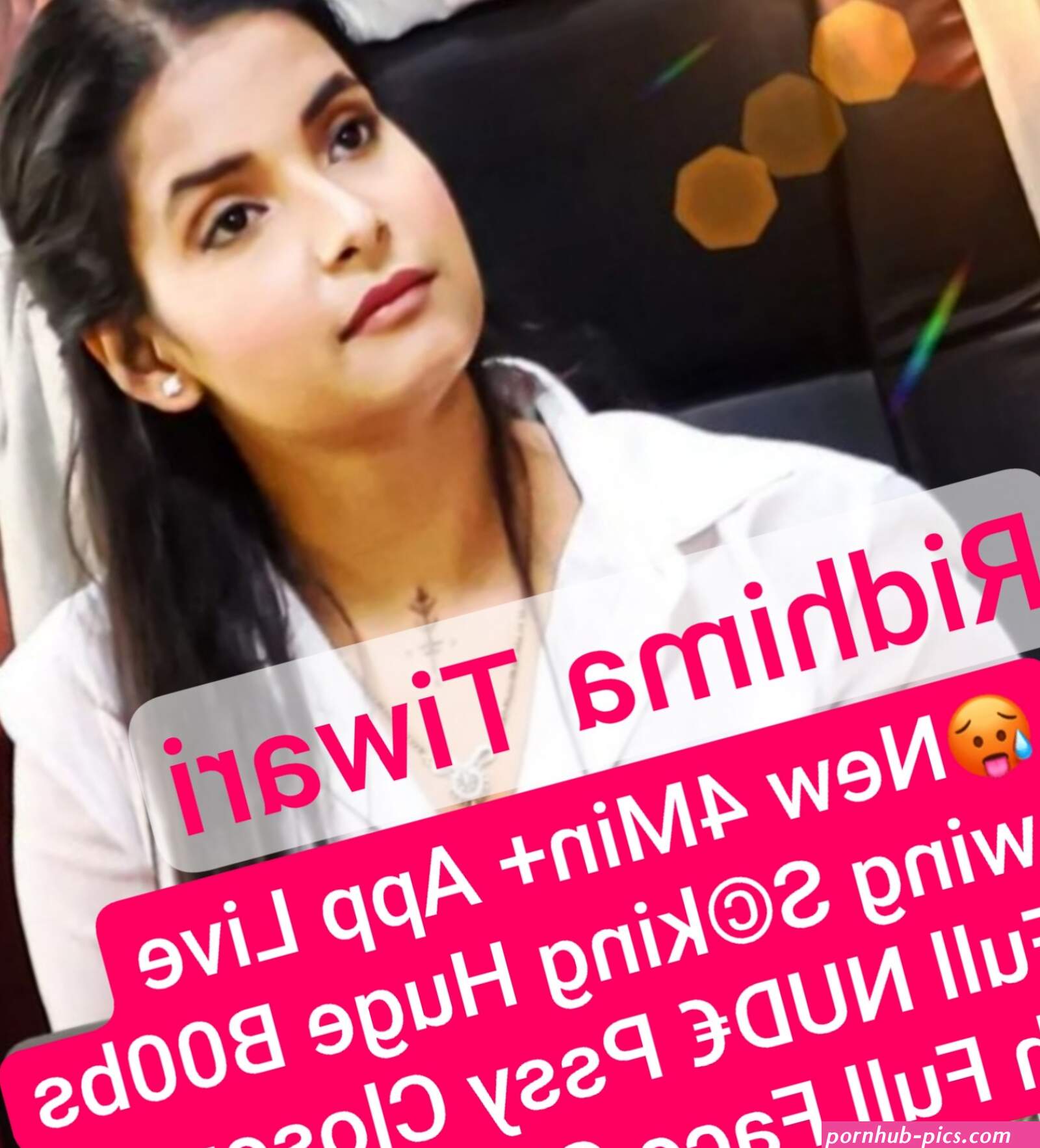 Natasha Rajeshwari Aka Ridhima Tiwari New Live Showing Pressing Sucking Boobs Full NUDE Pussy