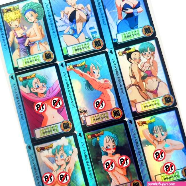9pcsset Z GT Bulma Android 18 ACG Sexy Nude Toys Hobbies Hobby Collectibles Game Collection Anime Cards