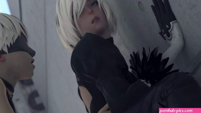2B gets fucked by 9S in the alley Part 3