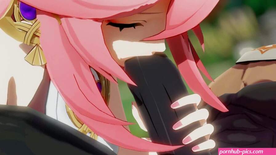 Yae Miko cant resist this Hilichurls Cock