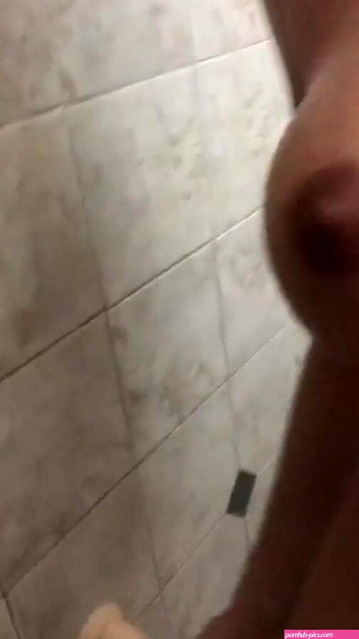 Amira Brie shower dildo