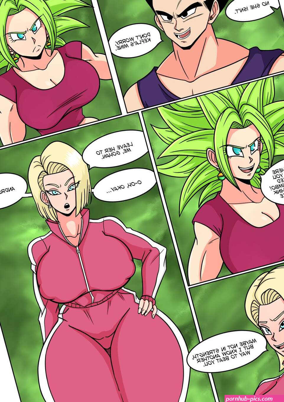 Bermuda art Kefla vs Android 18
