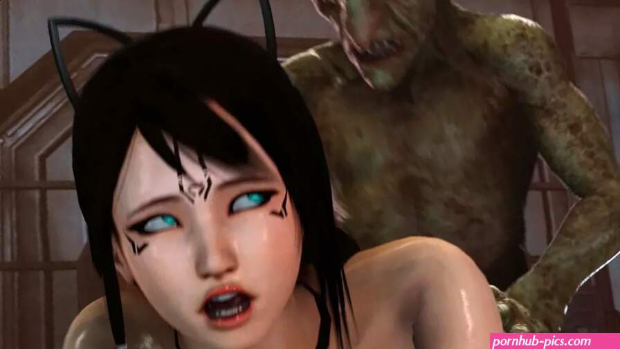 Goblins fuck the big-boobed beauty Kokoro from the video game Dead or Alive