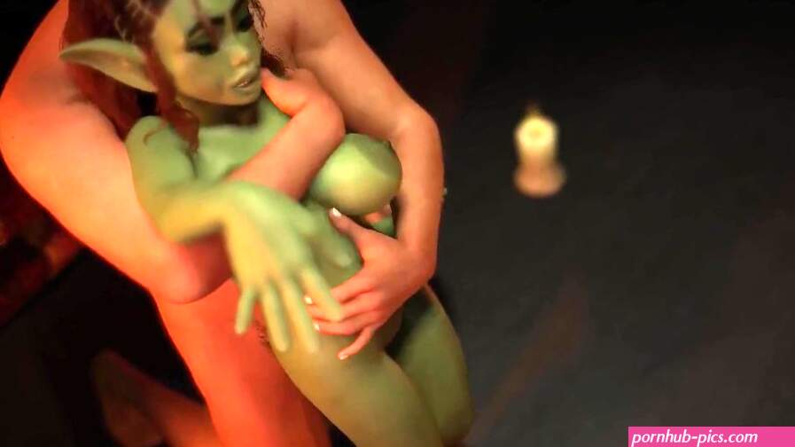 Fucking a Sexy Busty Goblin Girl Standing 3...