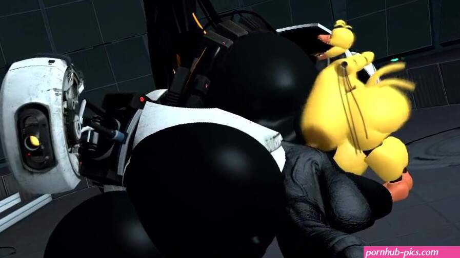 Chica and Loona fuck GLaDOS