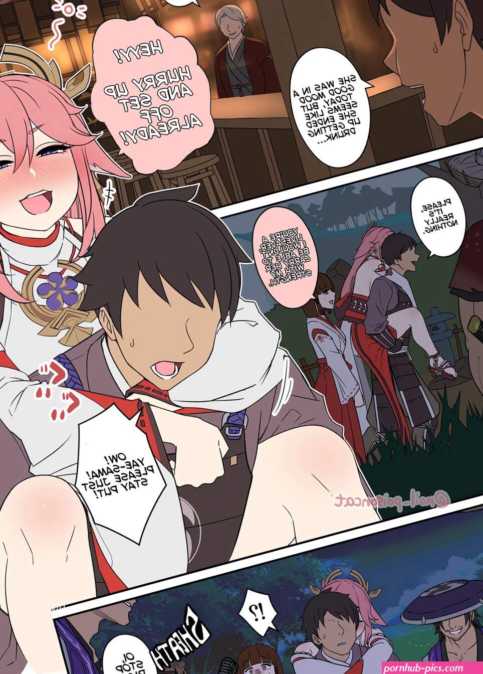 Dokuneko Noil Deisui Shita Yae Miko ni Waru...