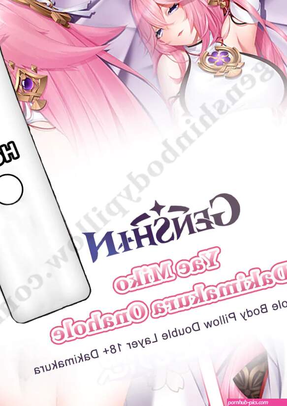 Yae Miko Dakimakura Onahole Double Layer Body Pillow