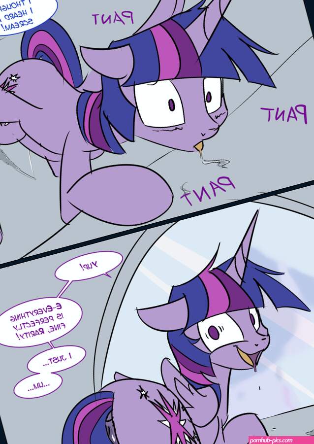 Post 1784511: comic FriendshipisMagic kanashiipanda MyLittlePony NightmareRarity Rarity TwilightSparkle