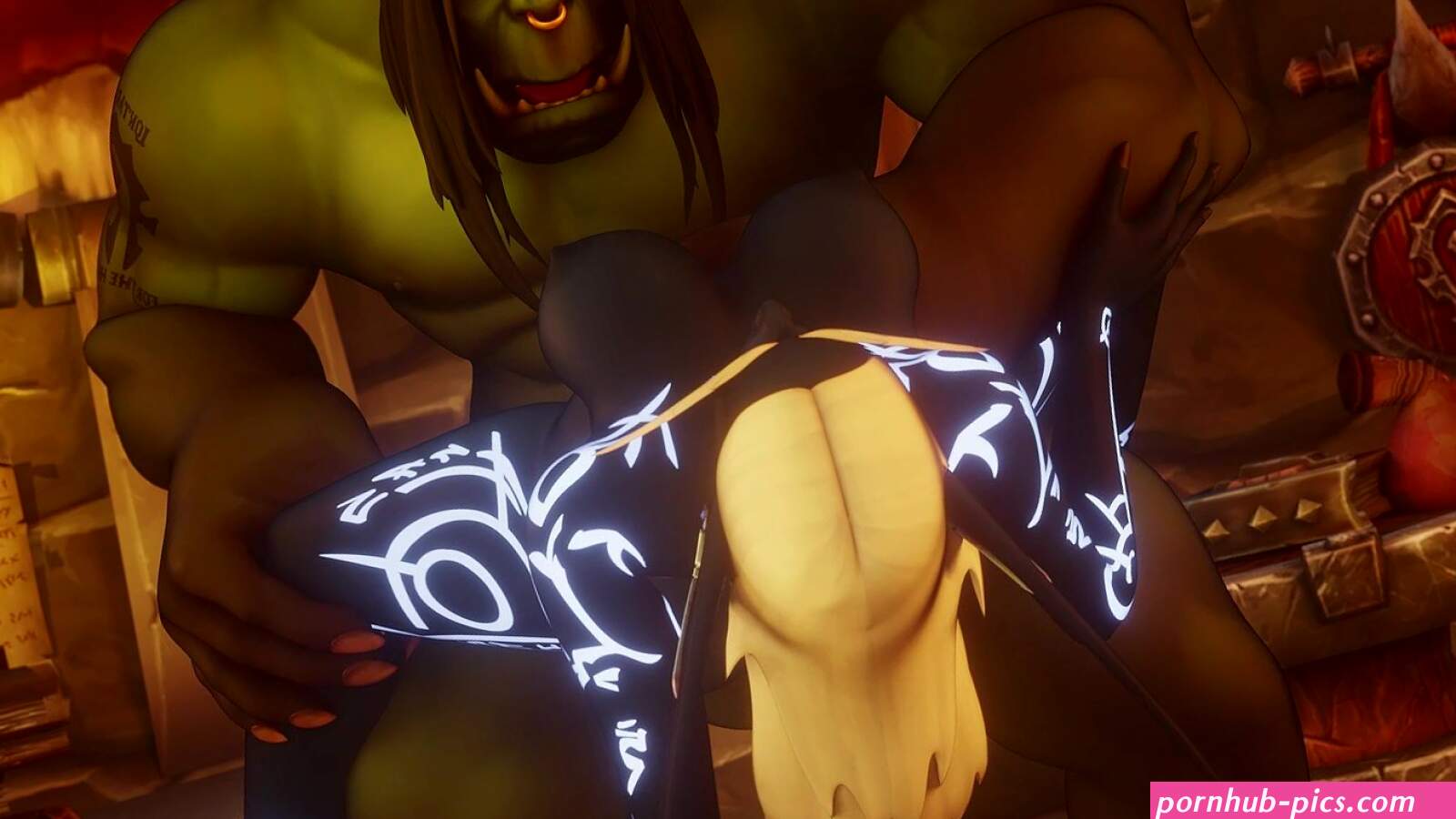 Nightborne Used as Sex Toy for Orc in Wow: Emissary Full HD
