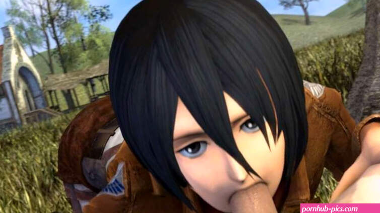 Mikasa Ackerman blowjob attack on titan porn