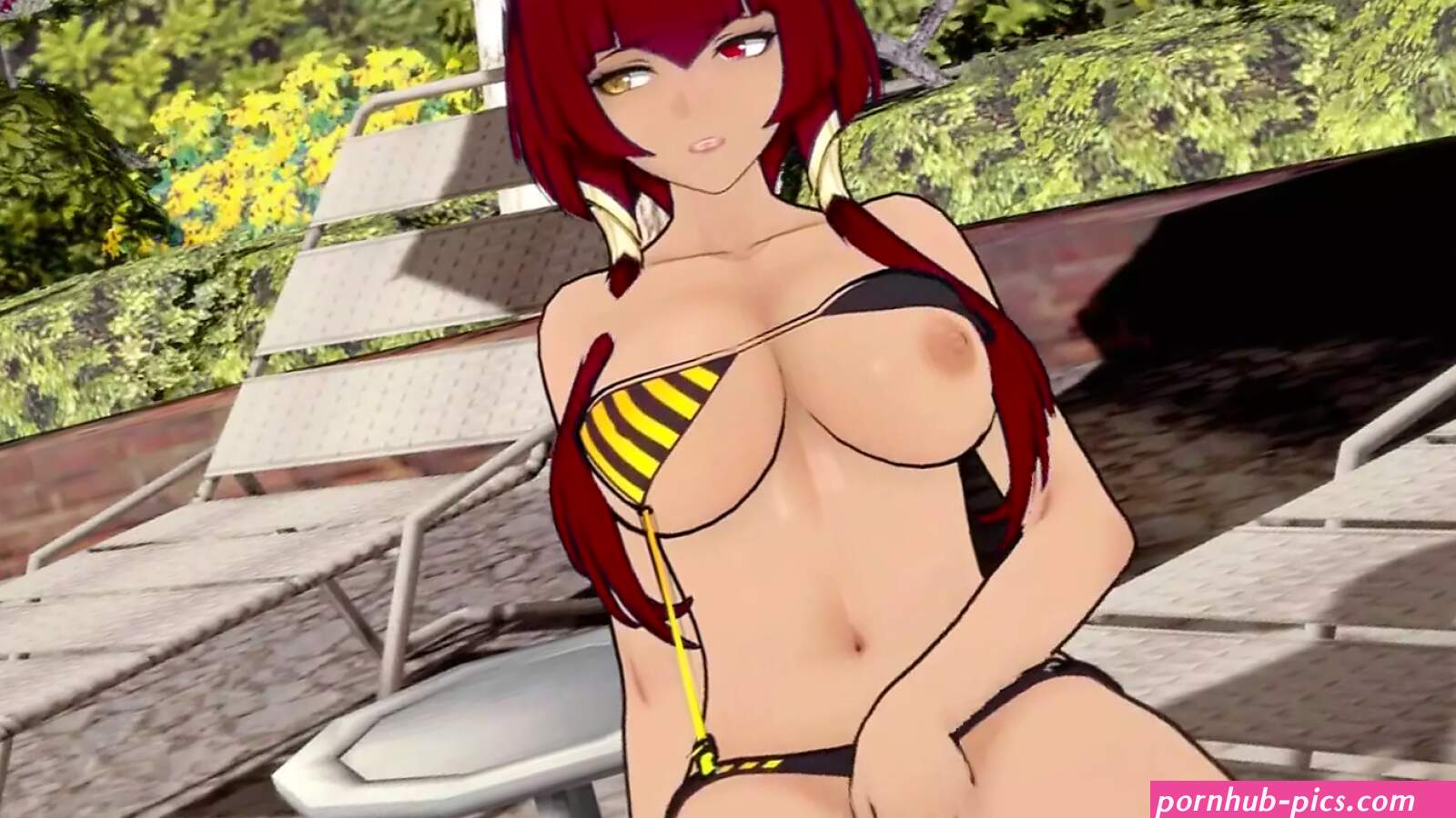 Genshin Impact Candace Ahegao Masturbation Mmd 3D Red Hair Color Edit Smixix