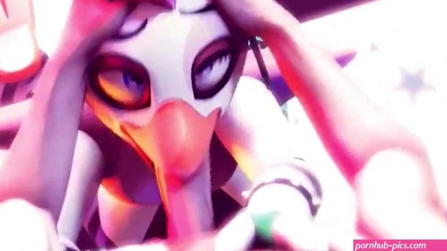 Rabbit from Five nights at Freddys sucks it with passion