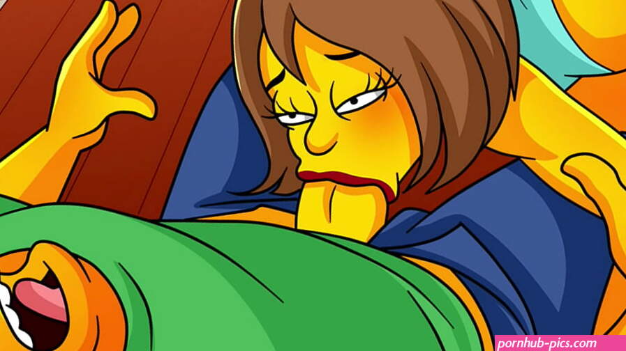 Fucking the hot mother-in-law! Simptoons Simpsons porn