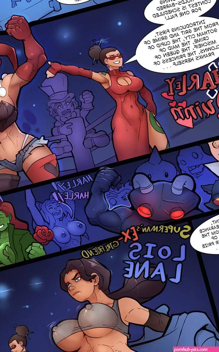 Lois Lane vs Harley Quinn porn comic