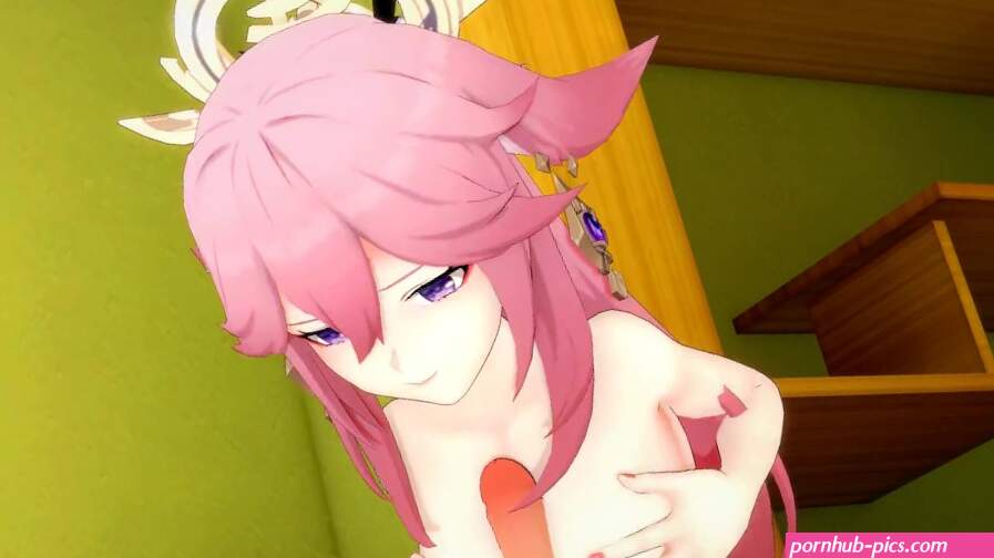 GENSHIN IMPACT YAE MIKO is a perfect hentai cumslut 3D HENTAI