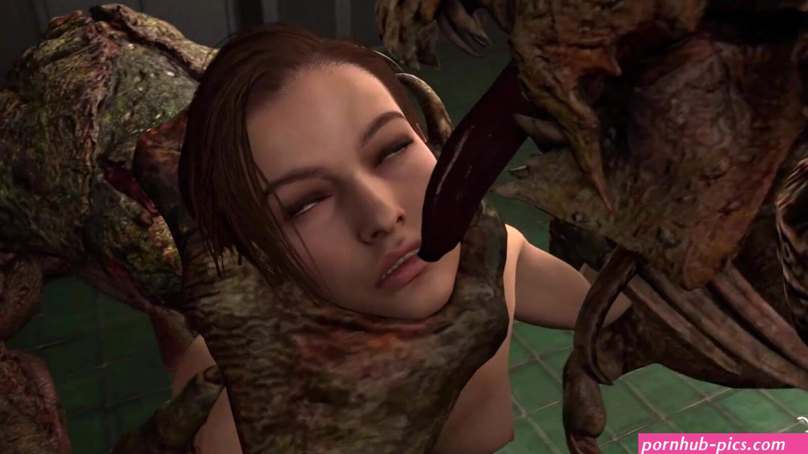 Jill Valentine fucked by monsters