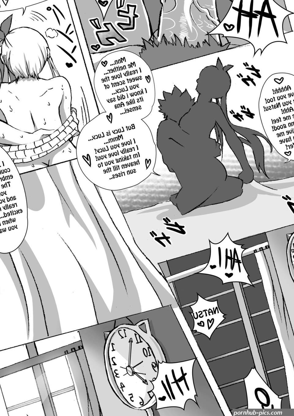 Natsu X Lucy porn comics