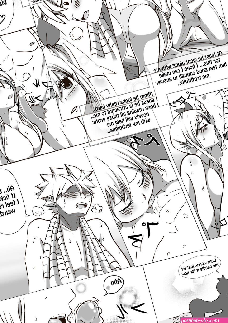 Natsu X Lucy porn comics