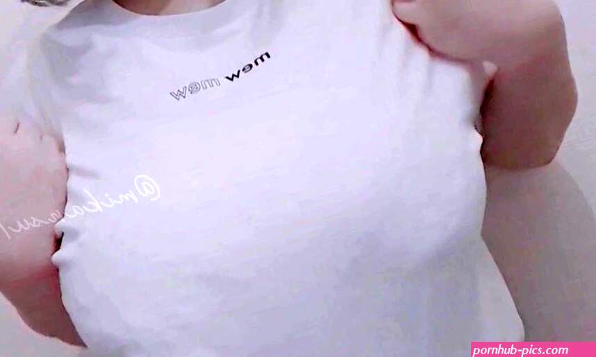 Mikansu1 Big boobs white shirt