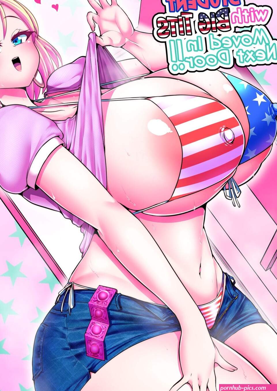 Shinshunshantonshou Bukatsu A White Blonde Sex-Crazed Exchange Student with Big Tits Moved in Next