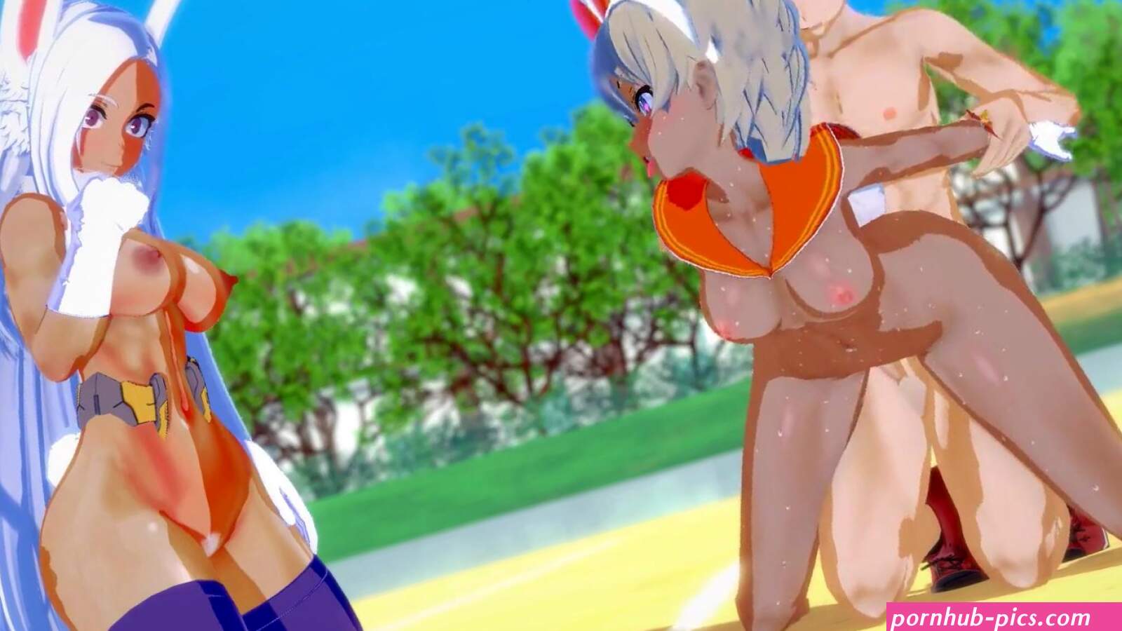 THREESOME with Mirko and Bea 3D Hentai