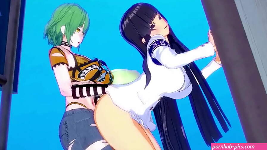 Hikage and Katsuragi and Ikaruga intense futanari sex.