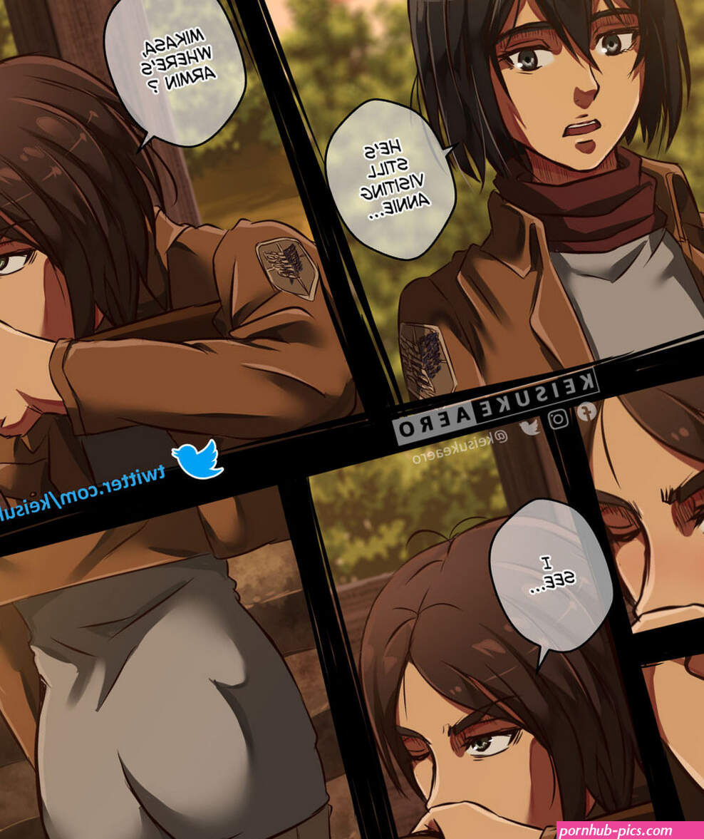 Eren x Mikasa comic porn