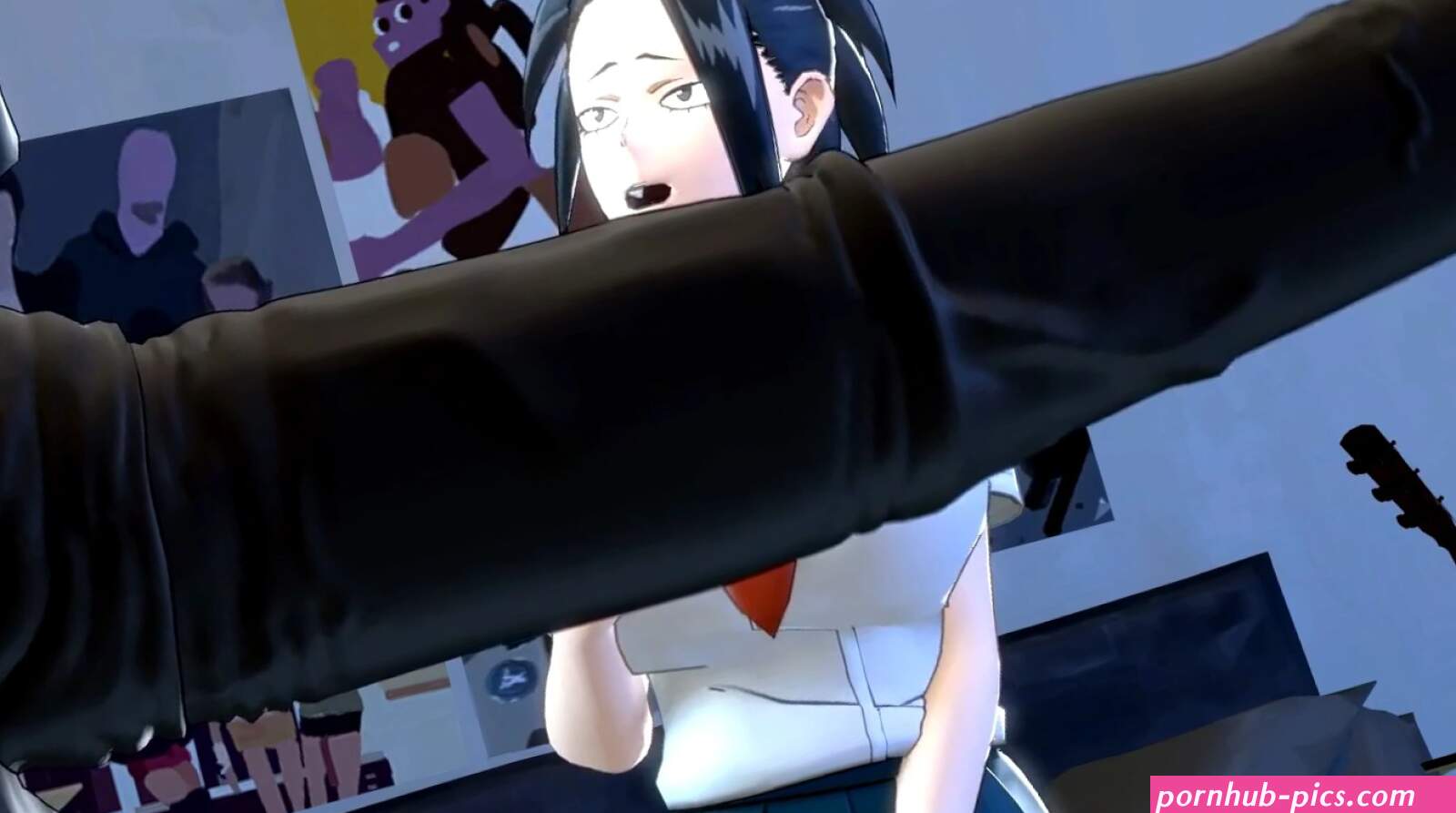 Momo Interested in Nomu Huge Monster Cock Dominica9sfm