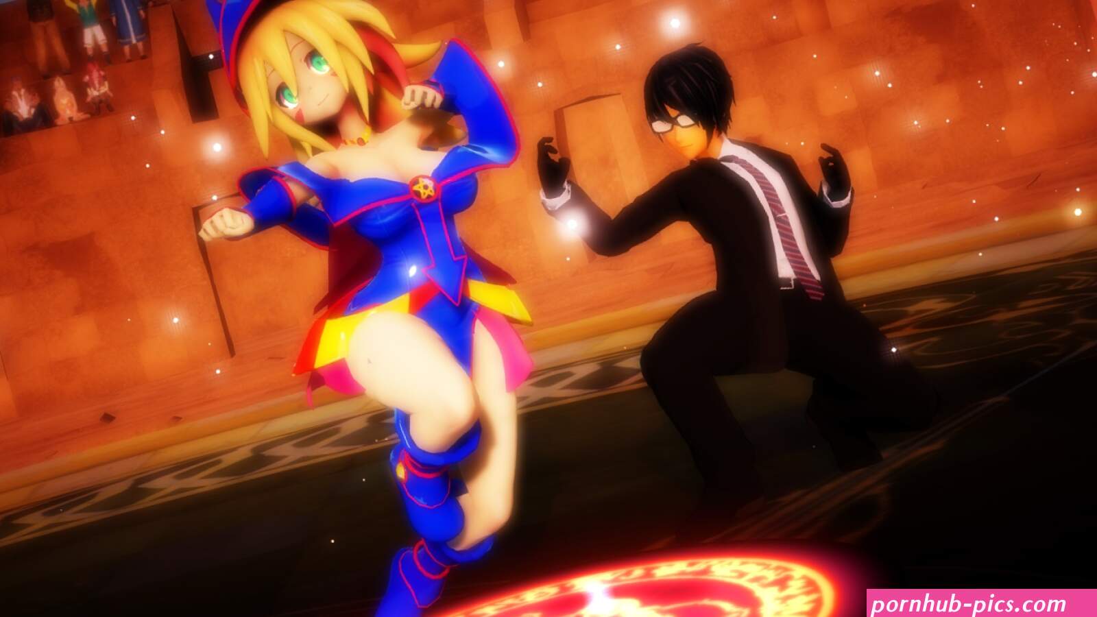 Post MMD R18 Nia vs Dark Magician Girl by ranguyamada from Patreon