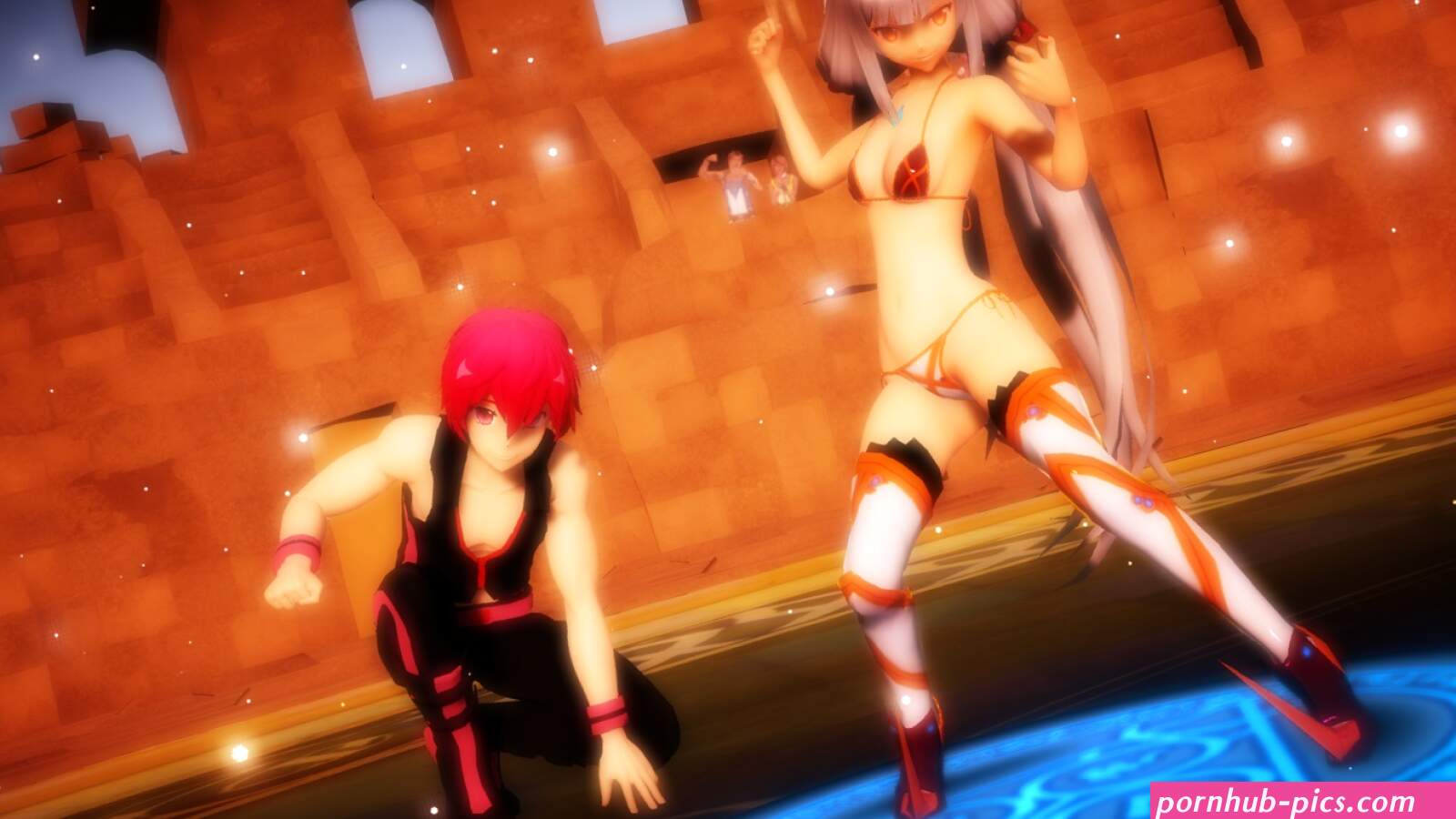 Post MMD R18 Nia vs Dark Magician Girl by ranguyamada from Patreon