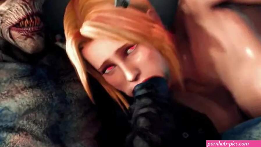 Horny bitch wanted to try the cocks of evil monsters and sex