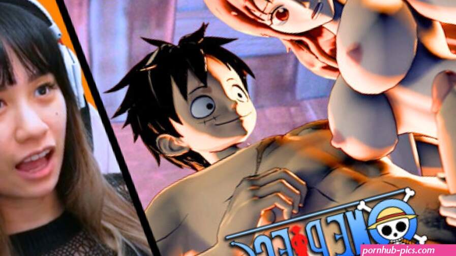 Nami shows Luffy how to do it LOL
