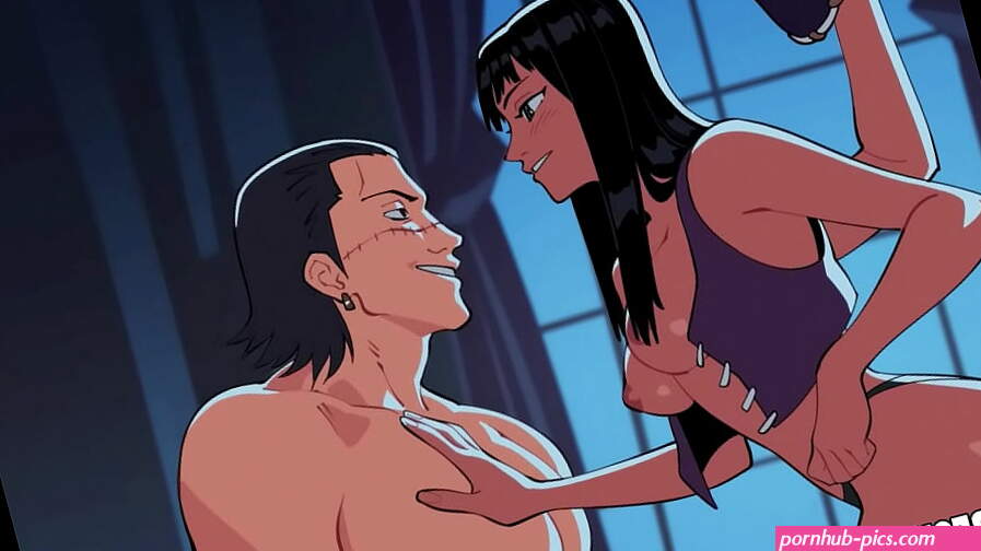 Nico Robin Fudendo com o Crocodile. One Piece Hentai