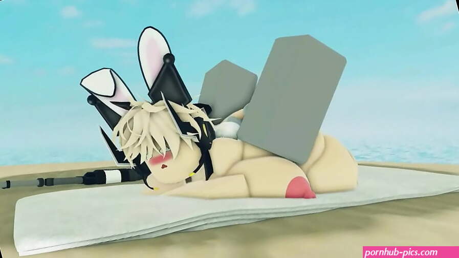 Roblox girl gets fucked on beach
