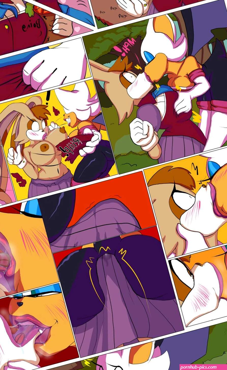 Rouge X Vanilla Porn Comics by NekoMajin Sonic The Hedgehog Rule 34 Comics