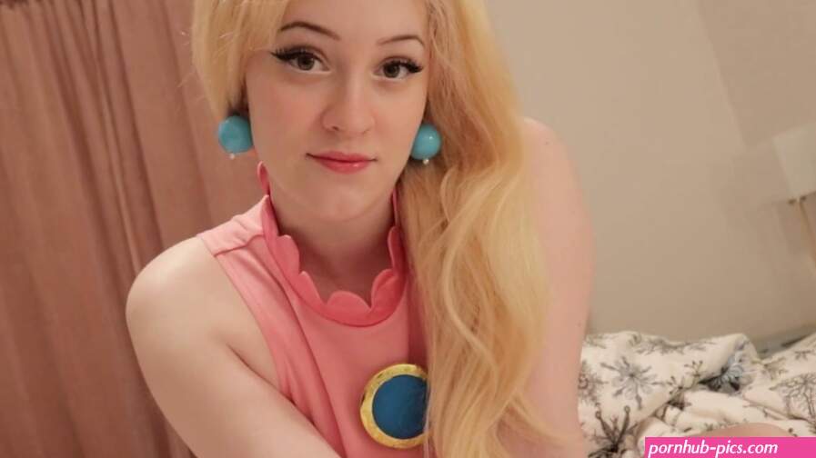 Stripping and fucking you in my peach cosplay