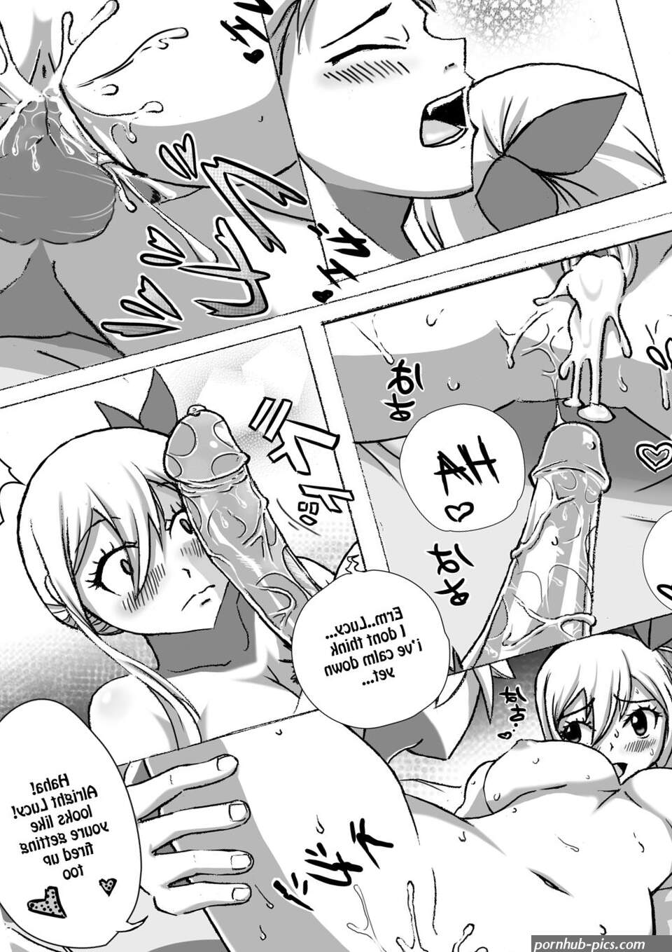 Natsu X Lucy porn comics