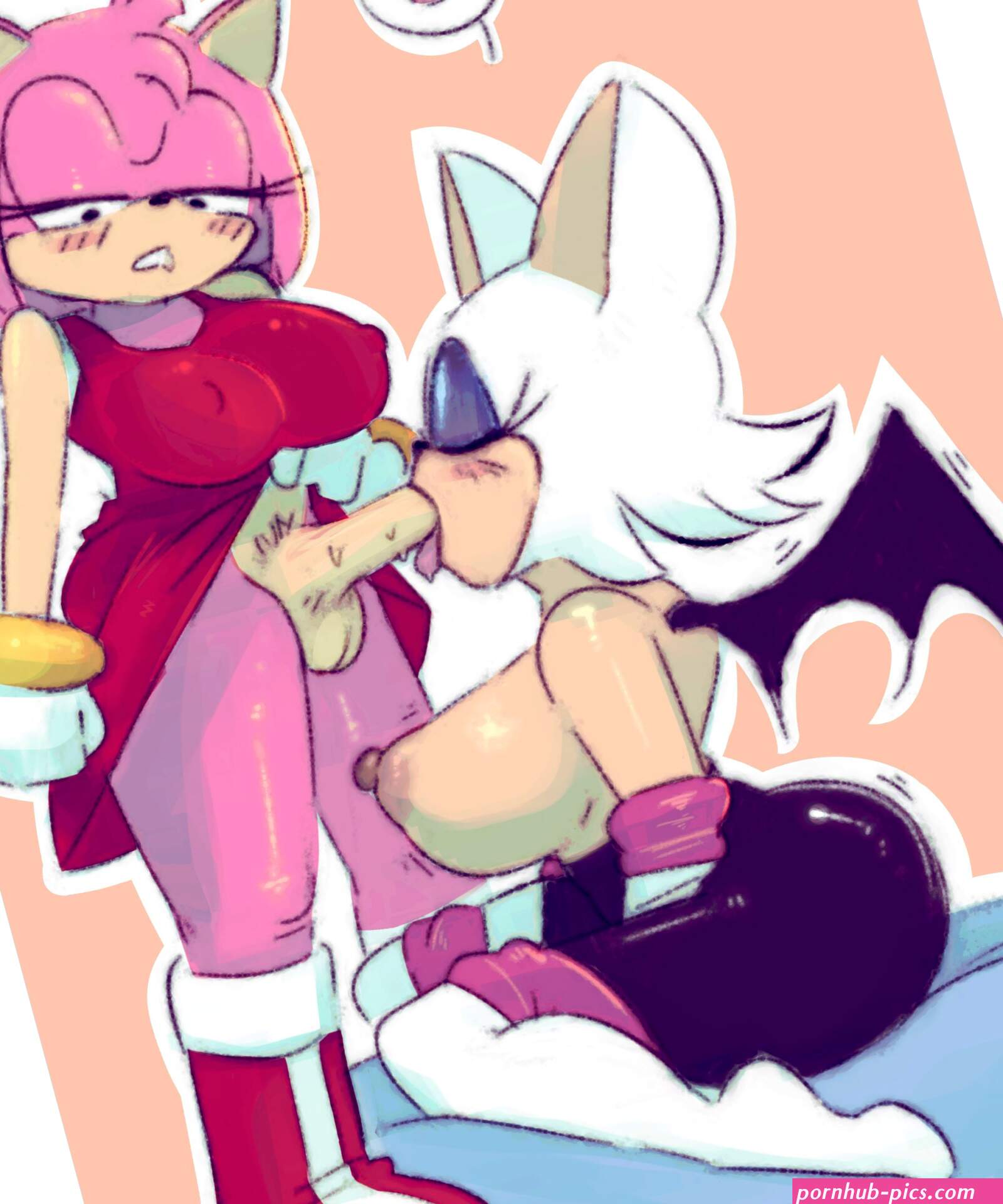 EDLV X: Rouge x Futa Amy Rose doodle