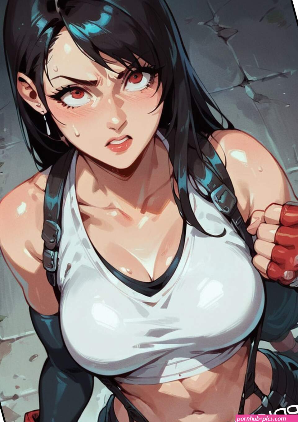 Tifa In Prison Final Fantasy Pirate Wind Cat