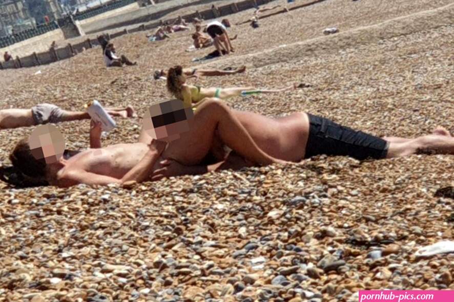 Outrage as couple perform sex act for a few minutes in front of families on Hove beach