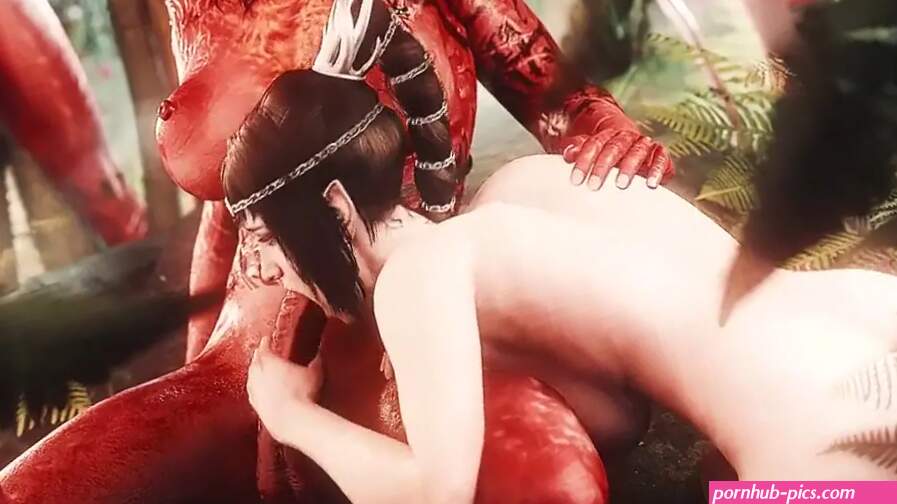Shadowheart sucking Futa Karlach